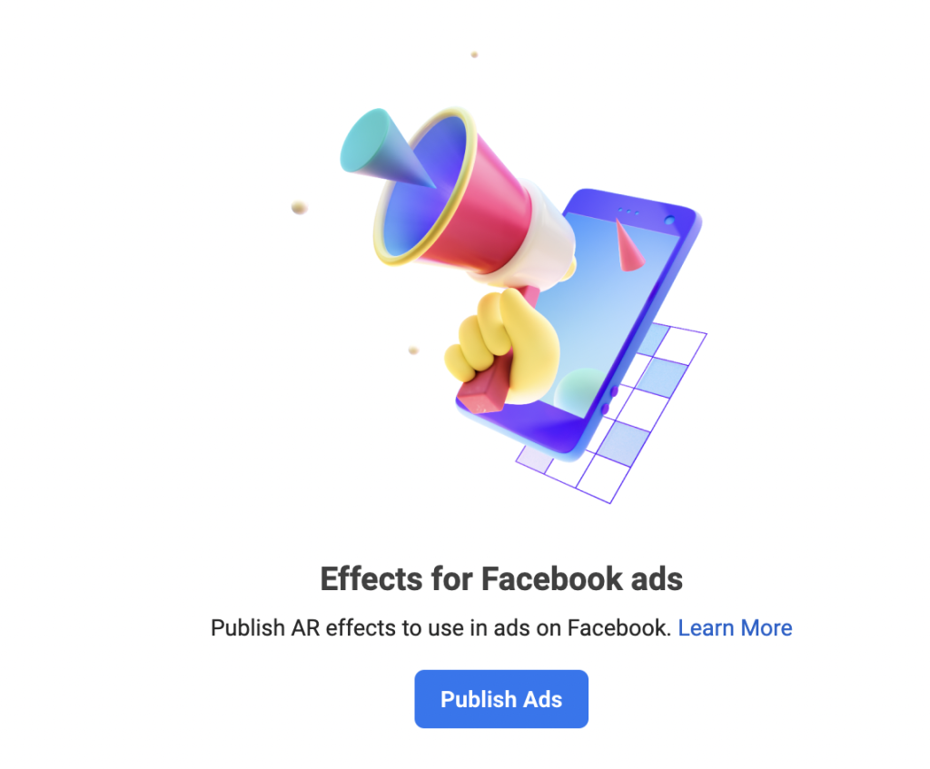 Create and publish a Facebook AR ad filter on Spark AR Hub