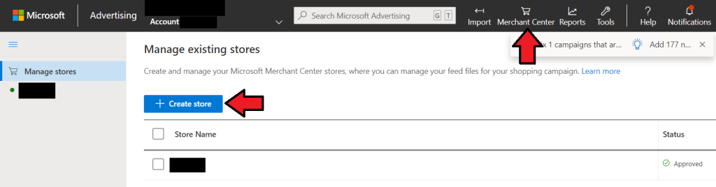How to Create a Microsoft Merchant Center Store