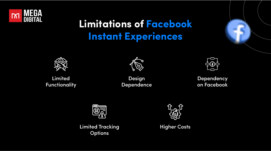 Limitations of Facebook Instant Experiences