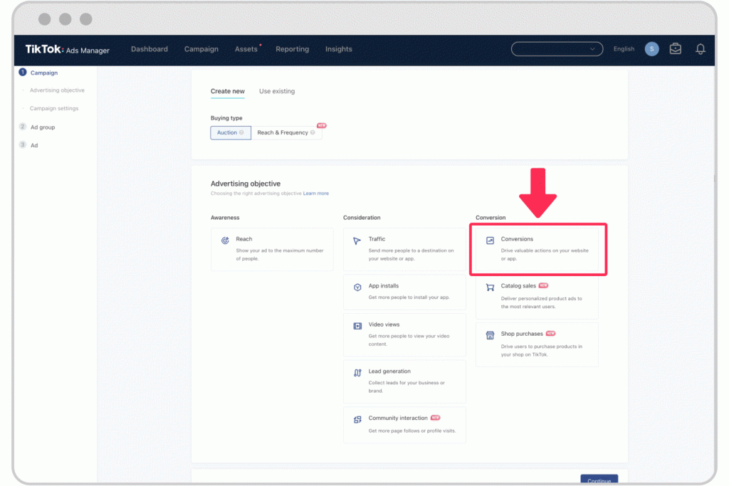 TikTok Instant Page Guide Step 2