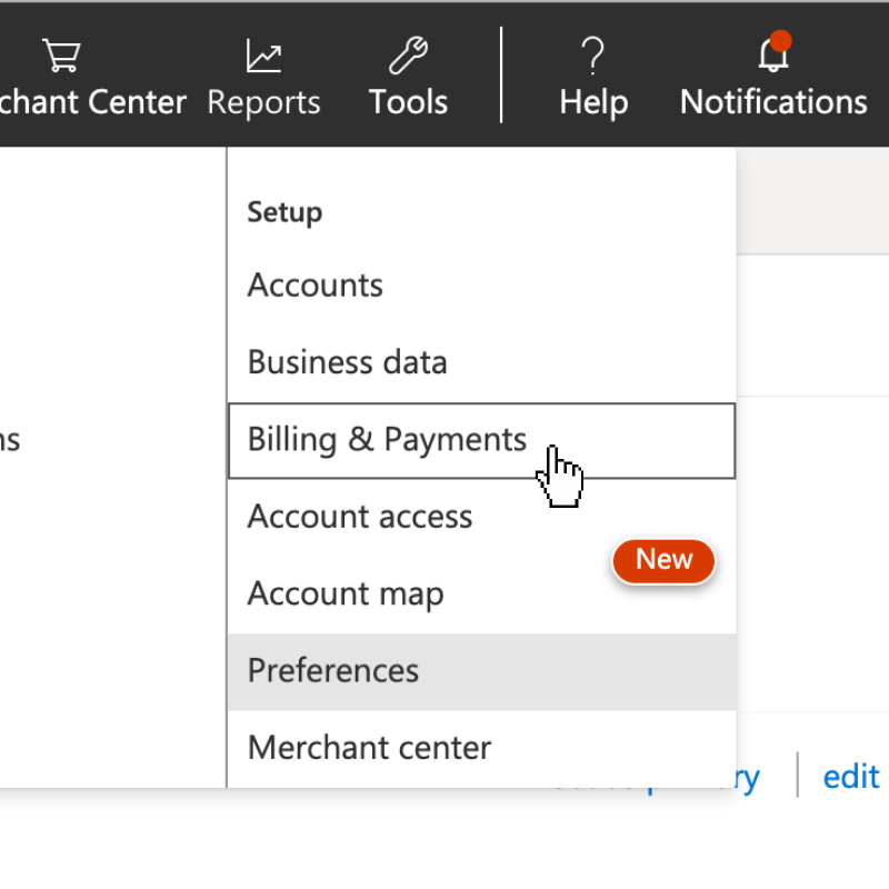 Updating Credit Card Information