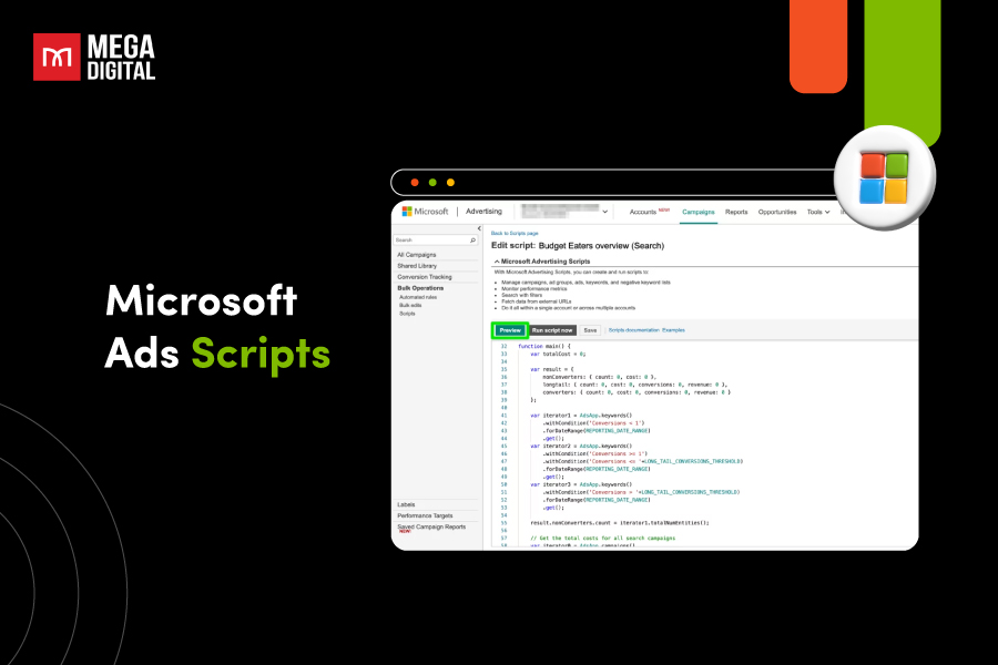 microsoft ads scripts