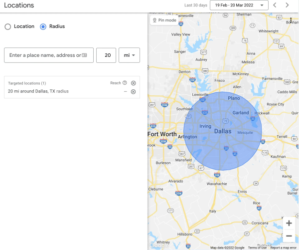 Google Maps Ads How to Advertise - Set Up Location Targeting 600x501 