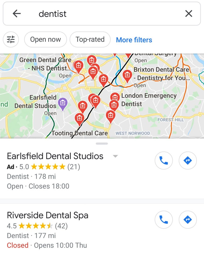 What is Google Maps ads?