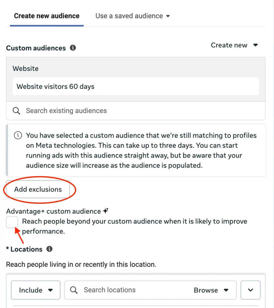 How to Set Up a Facebook Retargeting Campaign? - Step 4