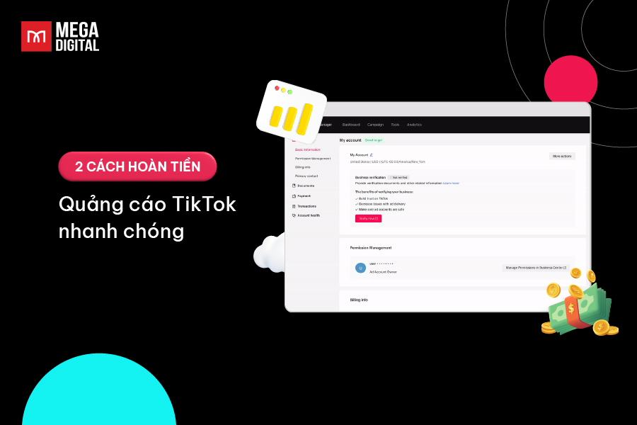 hoàn tiền quảng cáo tiktok