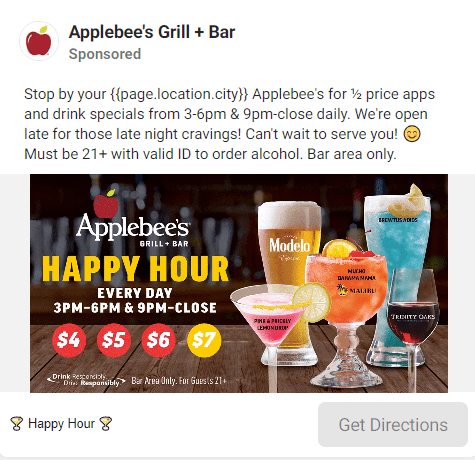 Establish a happy hour to boost sales in off-peak hours