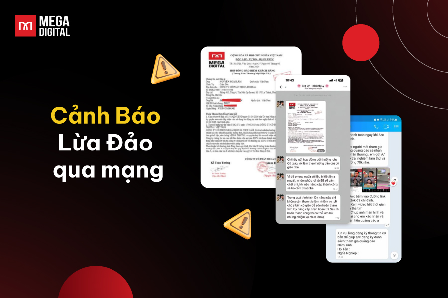 Lừa Đảo Mạo Danh Mega Digital