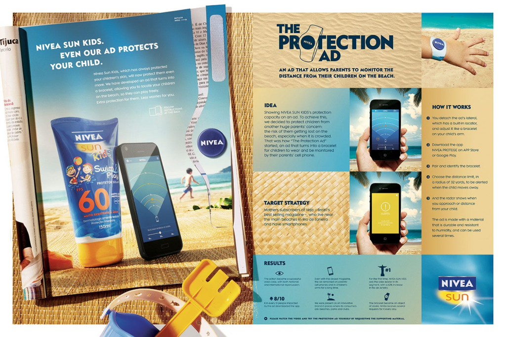 Nivea mobile ad examples