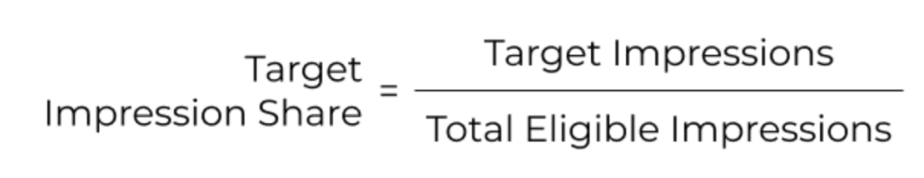 Use Target Impression Share Bidding (TIS)