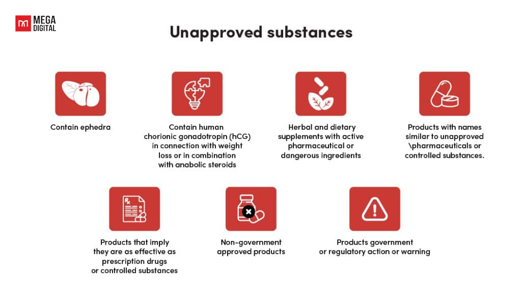 Unapproved substances