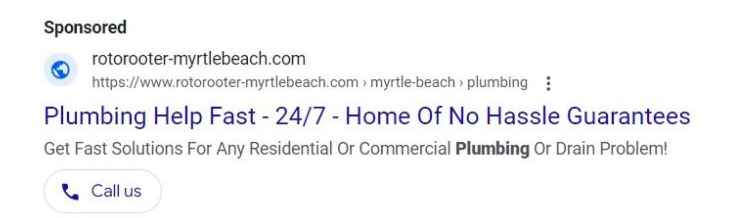 Call-Only Ads Google Ads for Plumbers