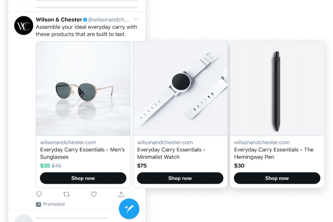 Twitter Dynamic Product Ads