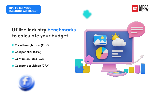 Utilize industry benchmarks to calculate your budget