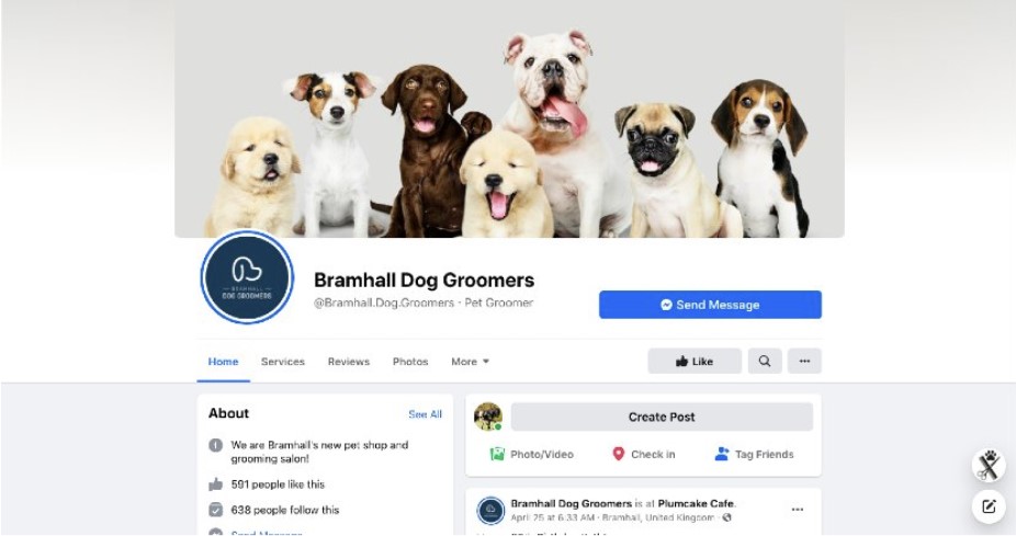 facebook business page