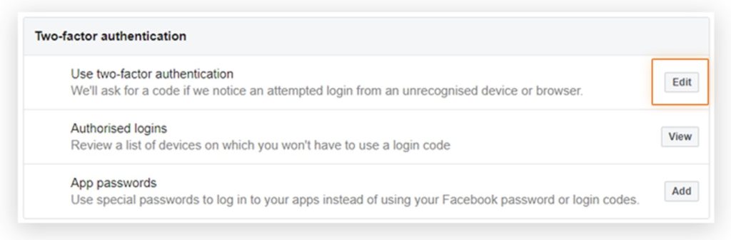 facebook security and privacy
