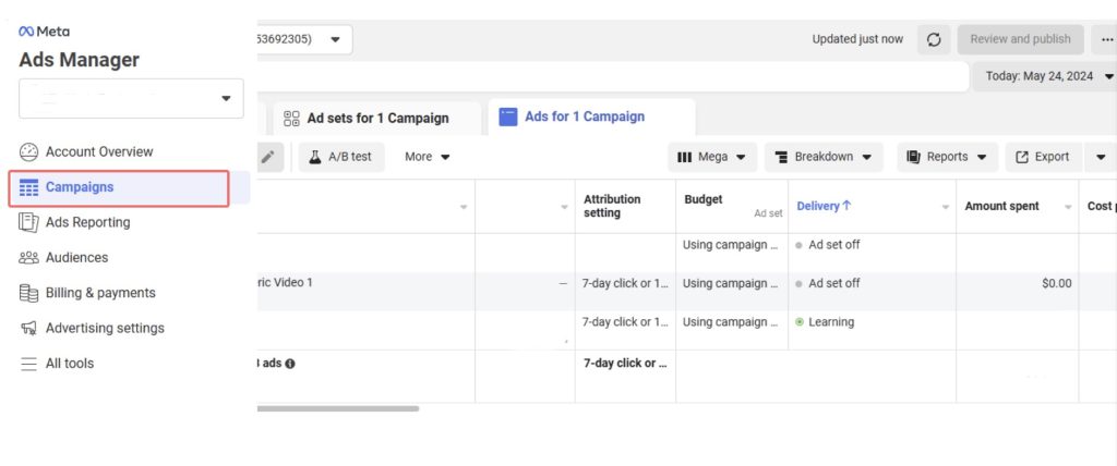 Step 2 facebook ad frequency