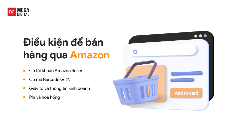 Điều kiện để bán hàng qua Amazon