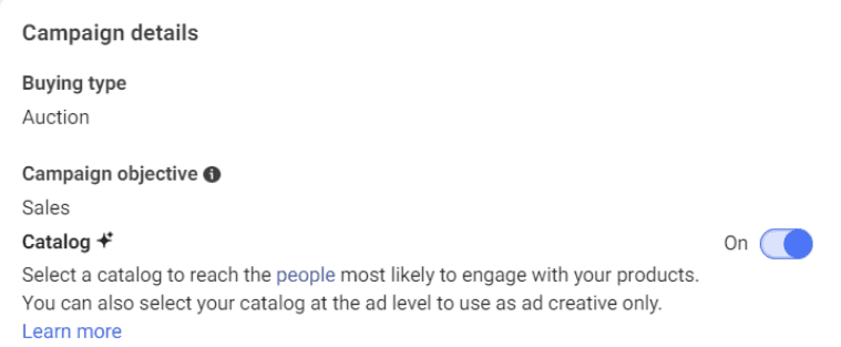 Facebook dynamic ads for broad audiences set up_Step 2