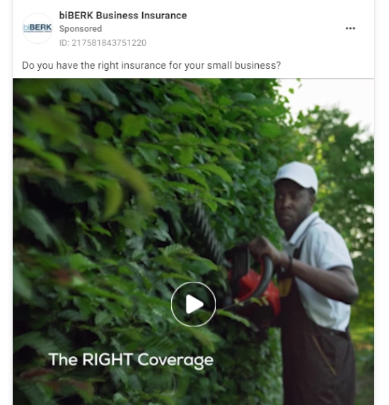 Facebook video ads for life insurance