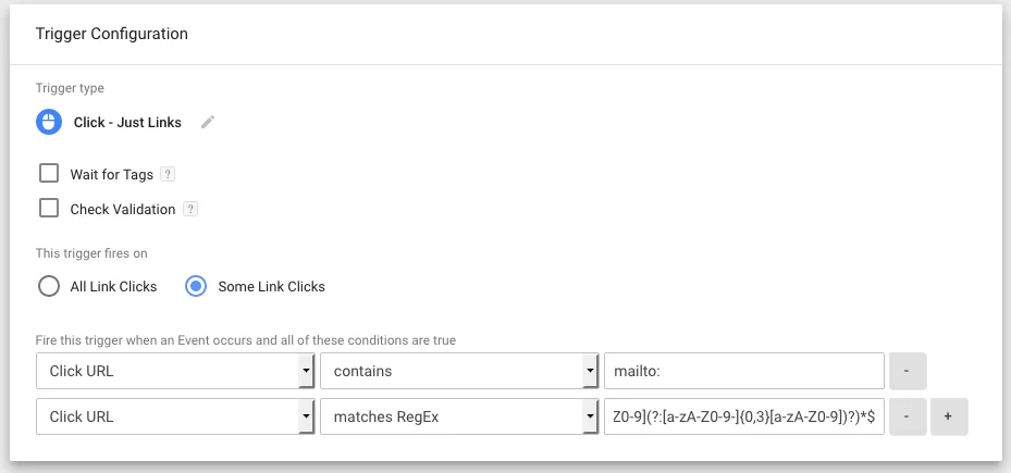 GTM Problems Multiple Conditions