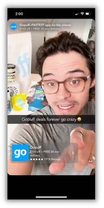 Snapchat ad best practices_Use user-generated content