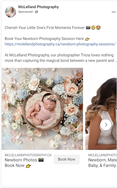 Facebook Ads for New Parents and Newborns