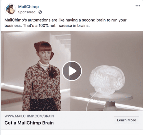 Facebook video ads for saas