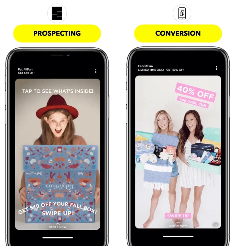 Snapchat ads for Creative Flexibility