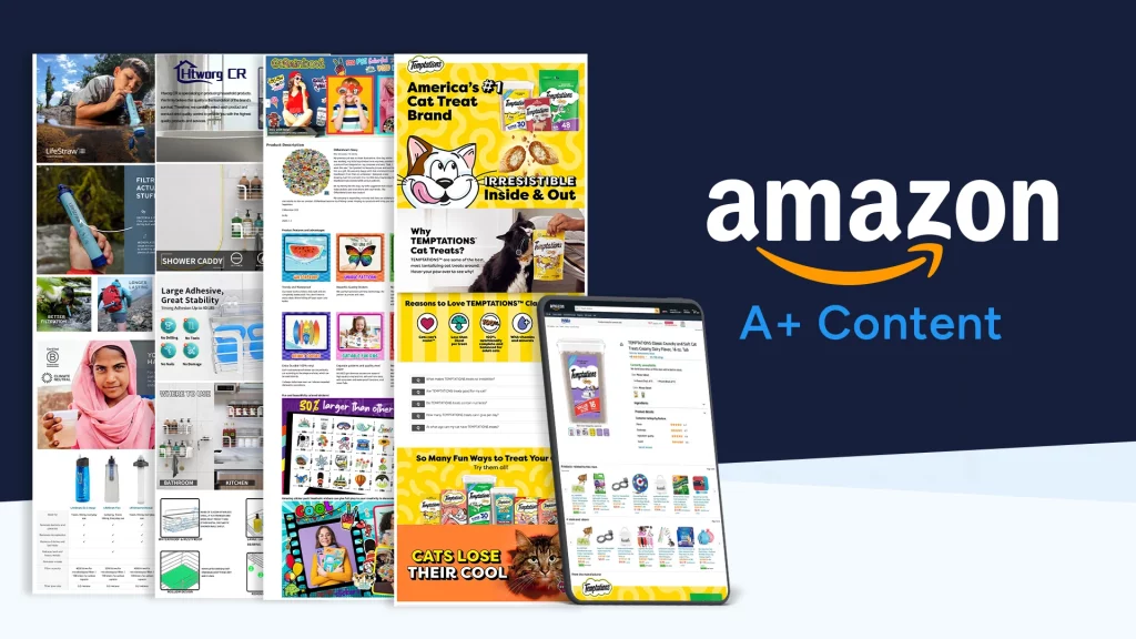 Sử dụng nội dung A+ Amazon để tối ưu listing