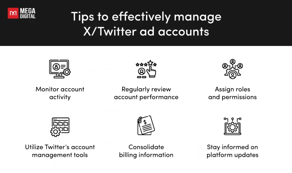 Tips to manage twitter ad accounts