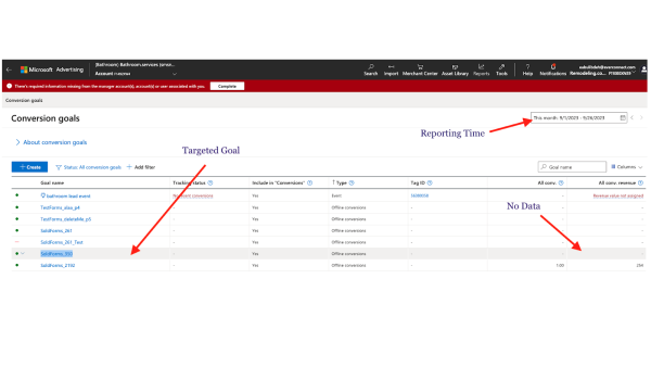 A Microsoft (Bing) Ads Conversion Tracking Set Up Guide