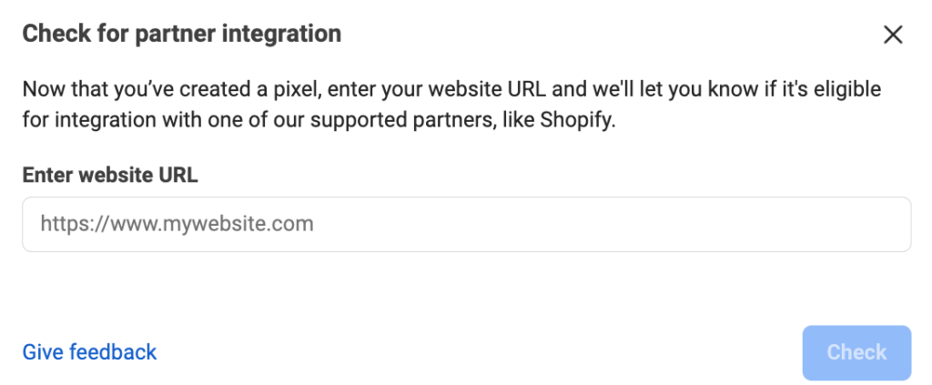 Check for partner integration