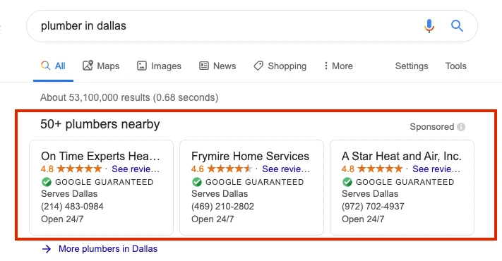 Google Local Services Ads