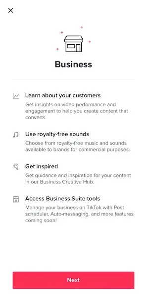 1. Set Up Your Business Account