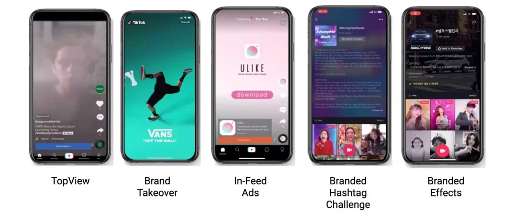 What types of TikTok ads are there?