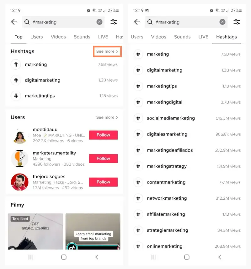 1. Use TikTok’s Search Function