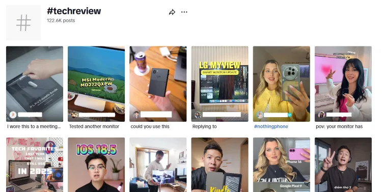 TikTok Hashtags for Tech & Software