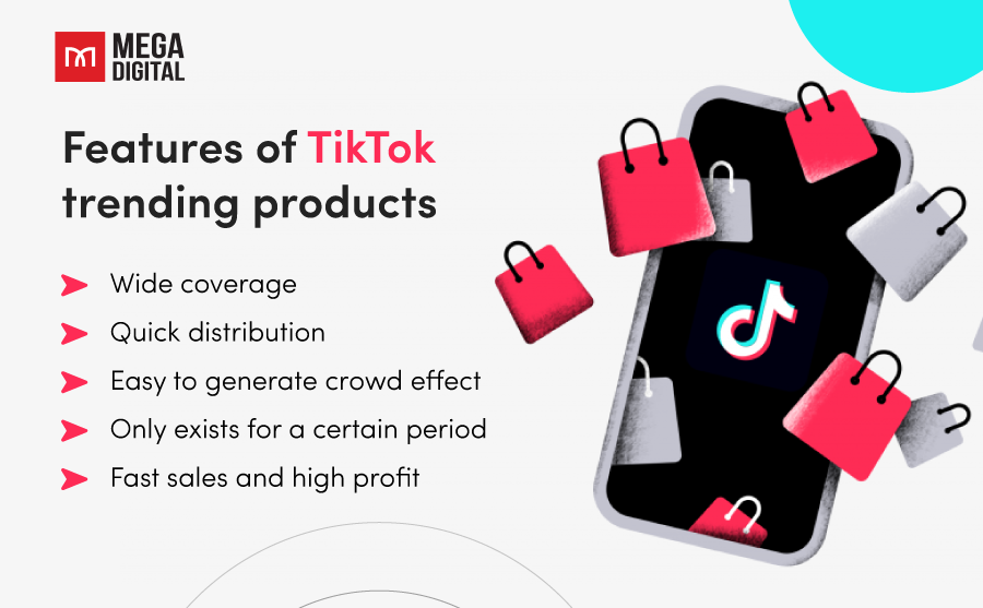 Features of TikTok trending products