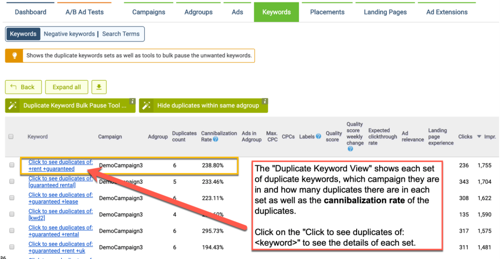 Keyword Analysis