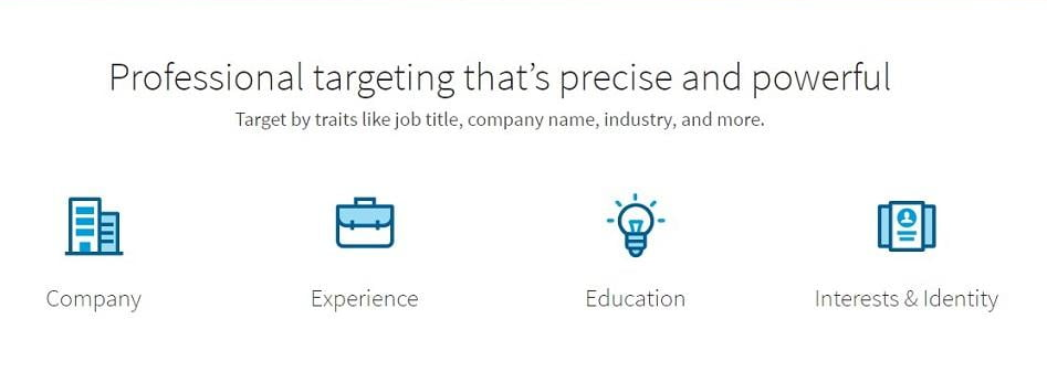 LinkedIn targeting options