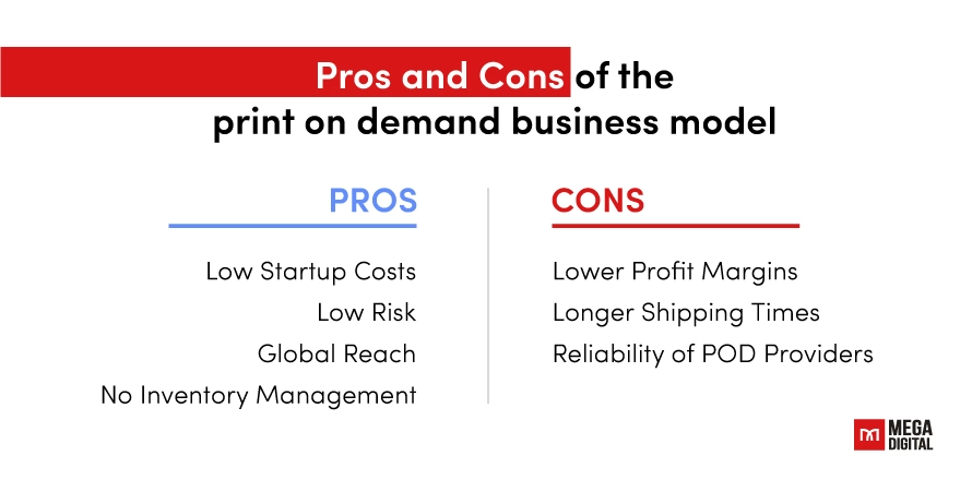 What Is Print on Demand: Pros And Cons