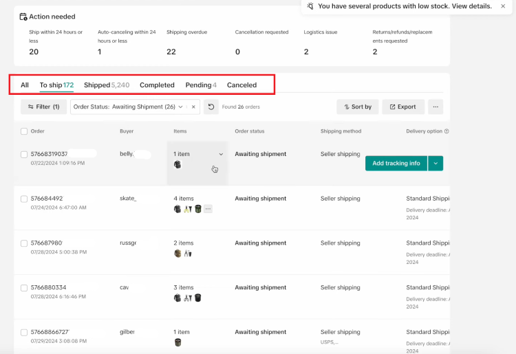 Step 7: Manage Orders and Ship on Time