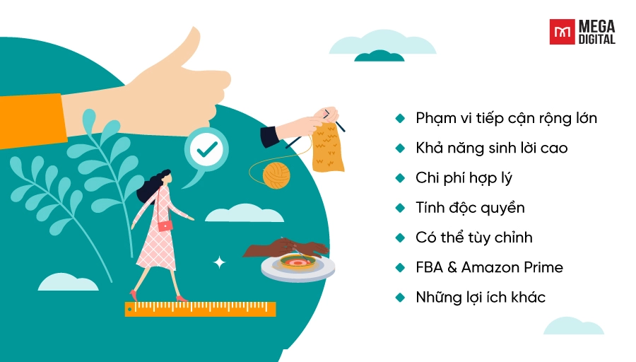 Ưu điểm của Amazon Handmade