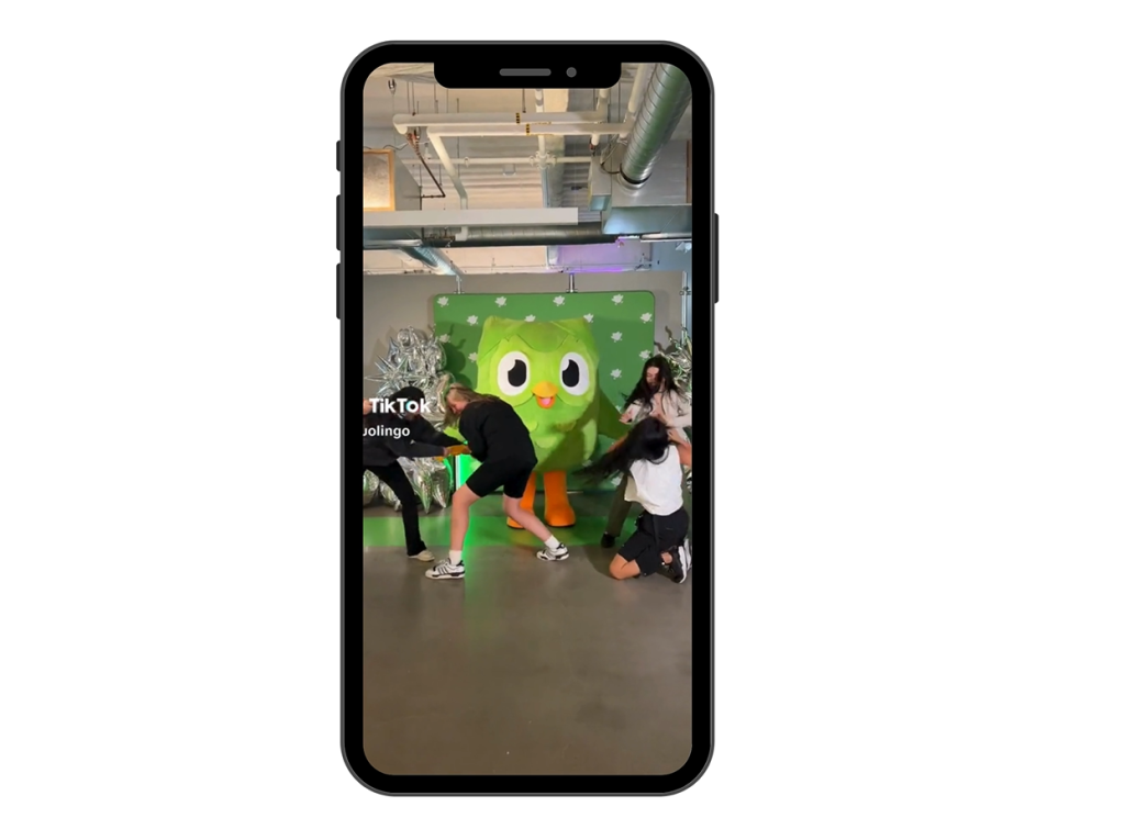 TikTok ad creative example_Duolingo