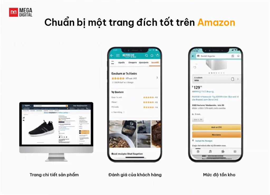 Chuẩn bị một trang đích tốt trên Amazon