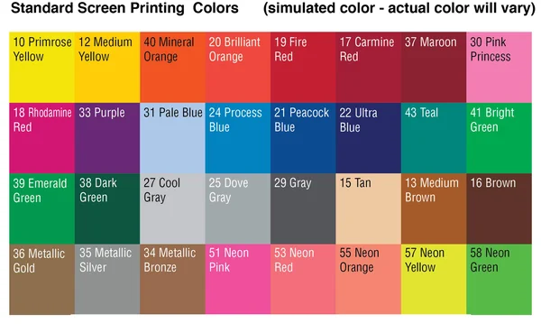 Screen Printing vs Heat Press Color Options 1