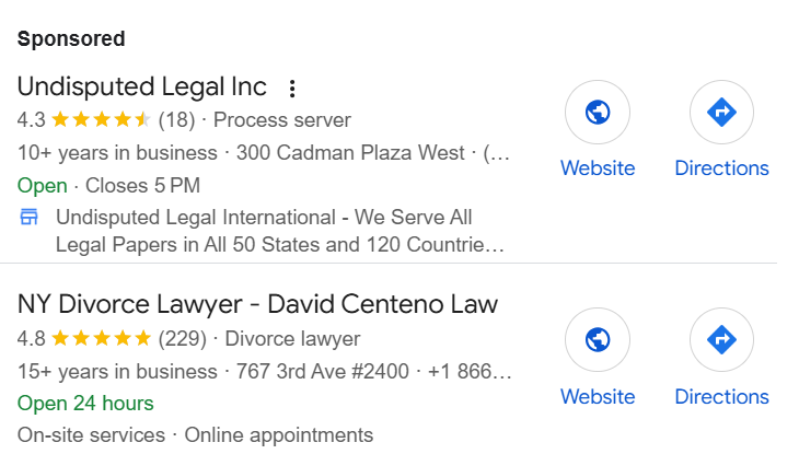 PPC for Lawyers Local Targeting