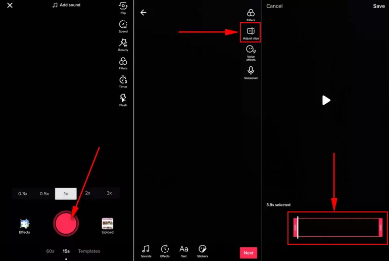 How to add a video clip to TikTok?