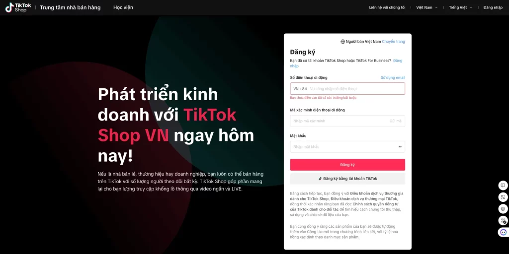 cách kiếm tiền trên tiktok qua TikTok Shop